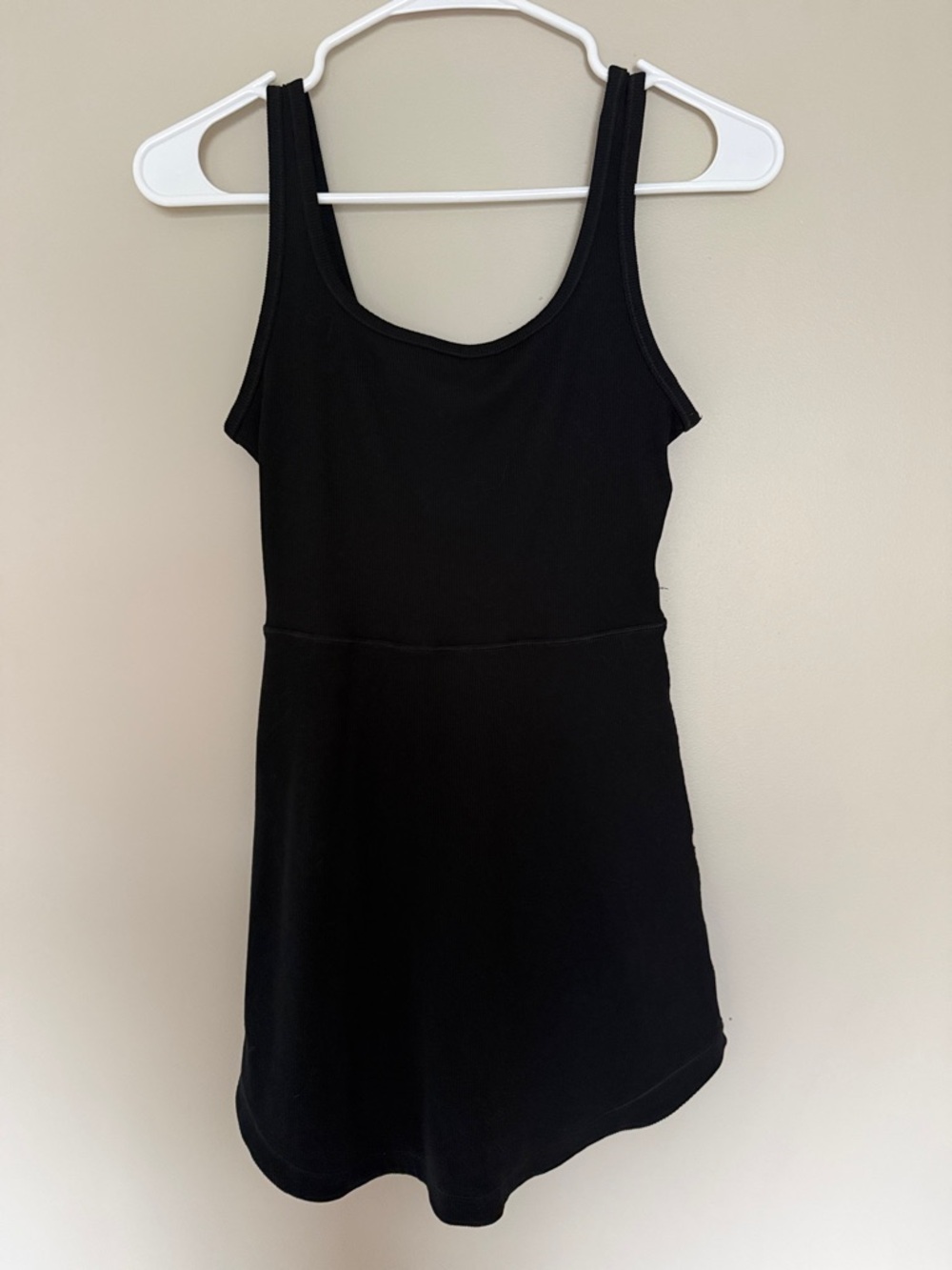 Nike Black Athletic Tank Tennis Romper with Scoop Neck